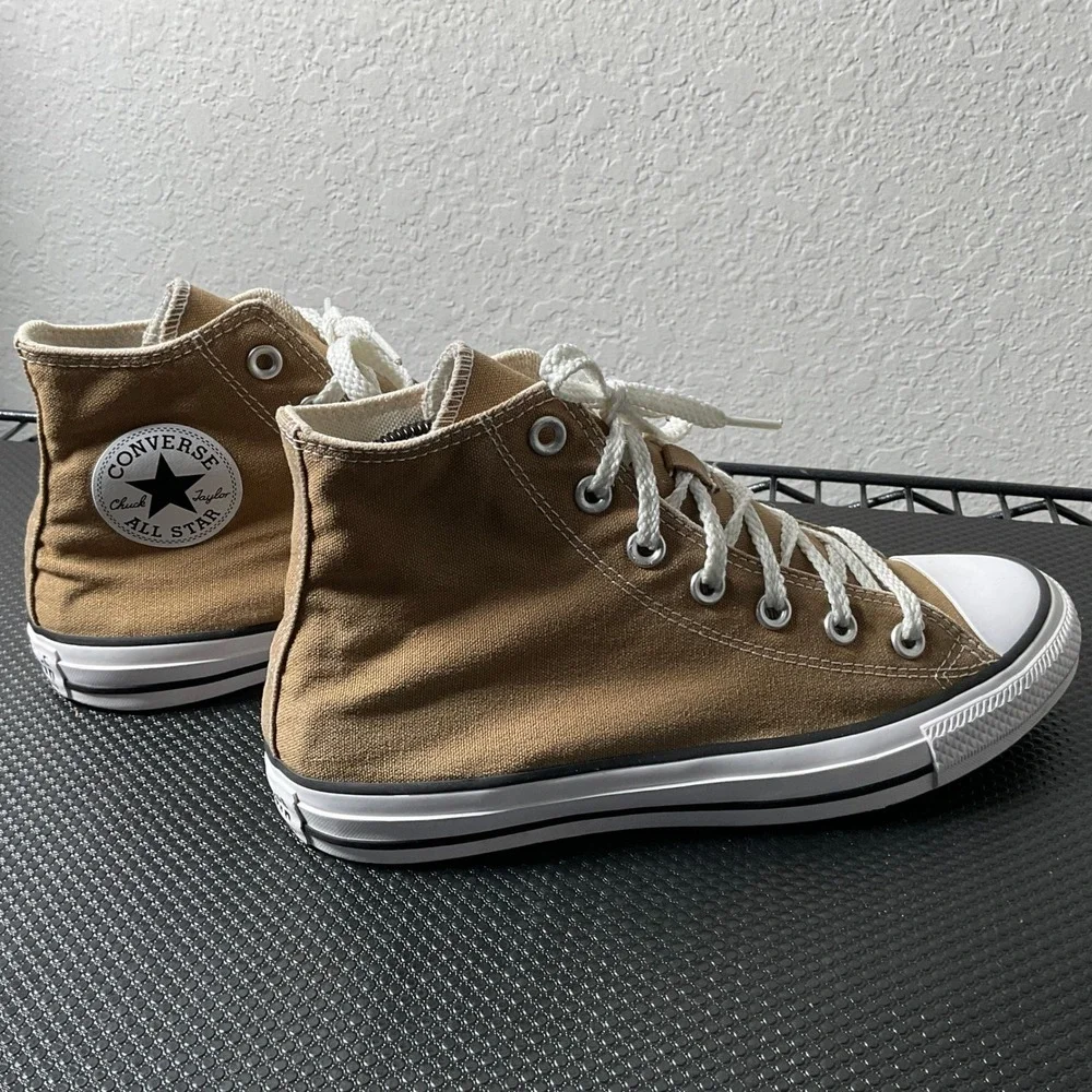 Converse Chuck Taylor All Star Hi Sand Dune Brown Sneakers A00786F Mens 6